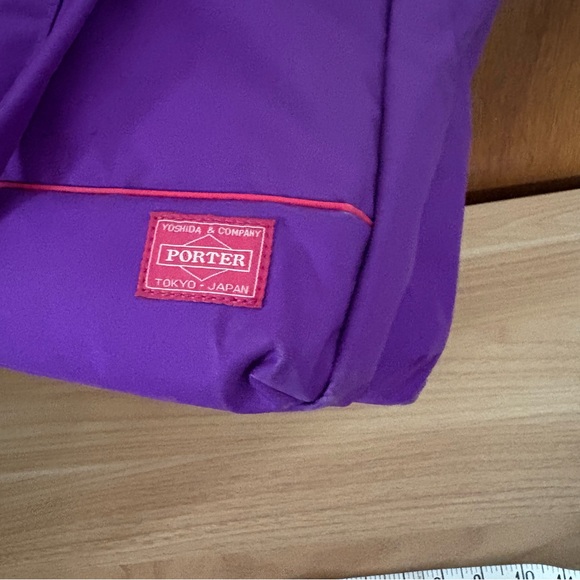 SOLD Yoshida PORTER Girl Purple Small Tote Bag Japan Bright Pink Interior - Picture 5 of 15